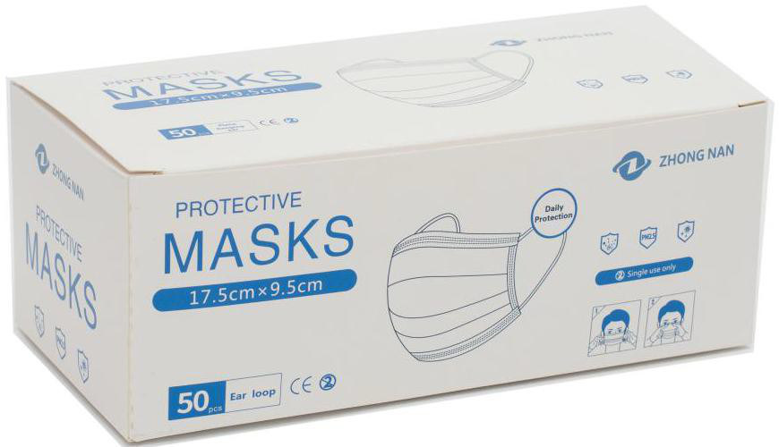 Maschera di protezione protettiva eliminabile di 3 pieghe per colore di protezione del virus multi