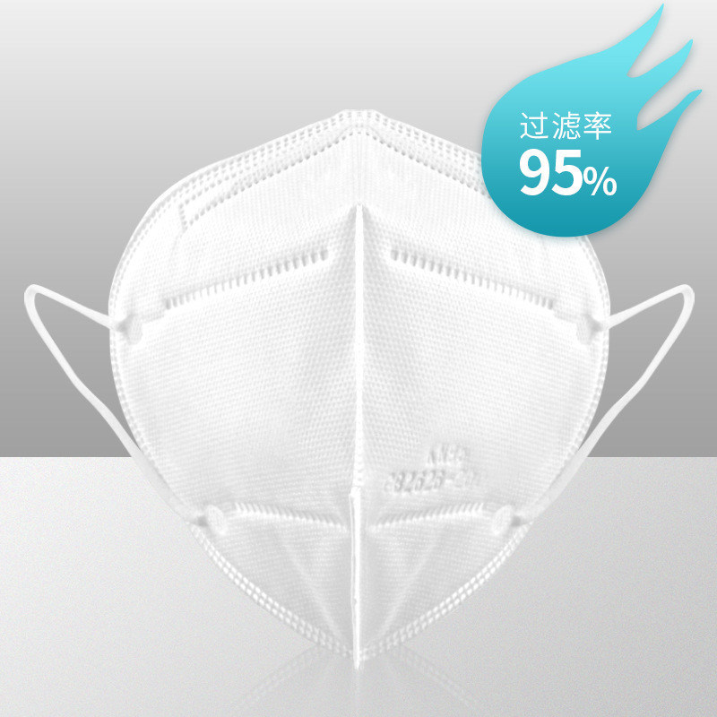 ইজি ক্যারিিং সিঙ্গল ইউজ এন 95 ডাস্ট মাস্ক পরিবেশ বান্ধব নন বোনা ফ্যাব্রিক