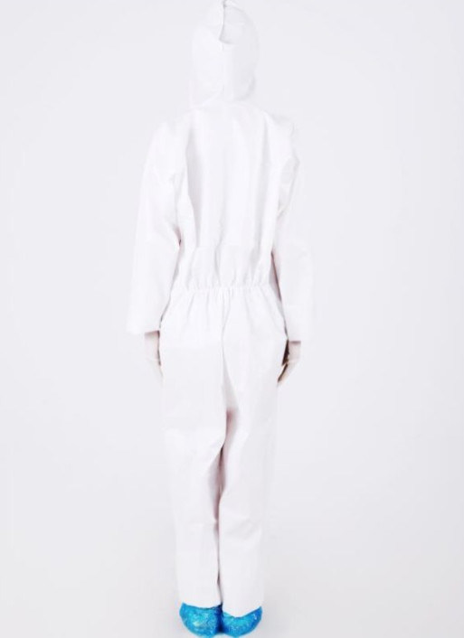 De witte Beschikbare Isolatie kleedt Beschermend Vouwbaar Draagbaar Goedgekeurd Ce