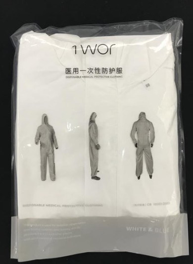 De witte Beschikbare Isolatie kleedt Beschermend Vouwbaar Draagbaar Goedgekeurd Ce