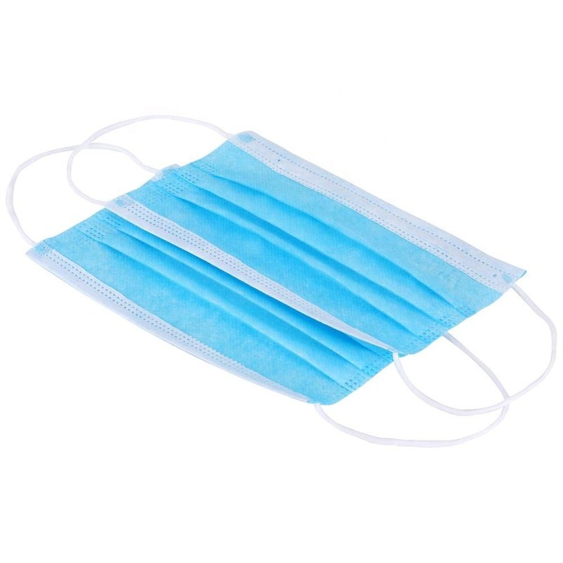 Spolveri il materiale non tessuto medico della maschera del fronte della prova/della maschera di protezione ciclo dell'orecchio