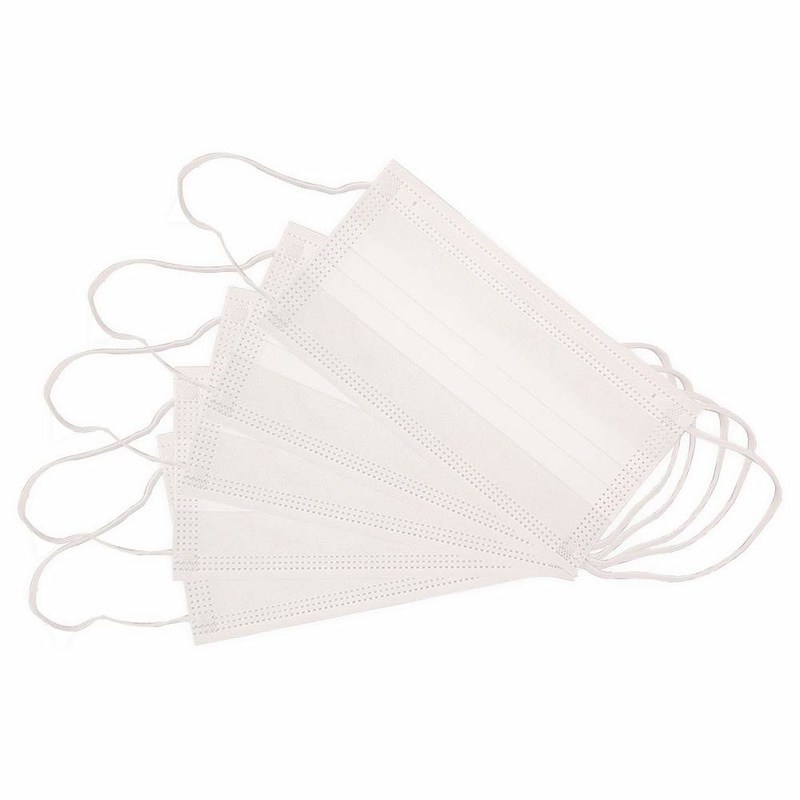 প্রতিরক্ষামূলক ডিসপোজযোগ্য ইয়ারলুপ ফেস মাস্ক / 3 প্লাই ফেস মাস্ক অ্যাক্টিনেসিয়ার বিরুদ্ধে
