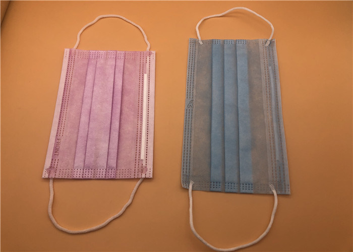 3Ply wit In te ademen Beschikbaar Masker met Band op Spunlace/Spunbond