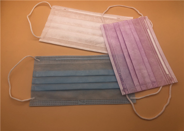 Da cor azul médica da máscara da cara da proteção da boca capacidade alta da filtragem