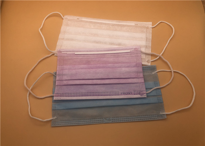 Da cor azul médica da máscara da cara da proteção da boca capacidade alta da filtragem