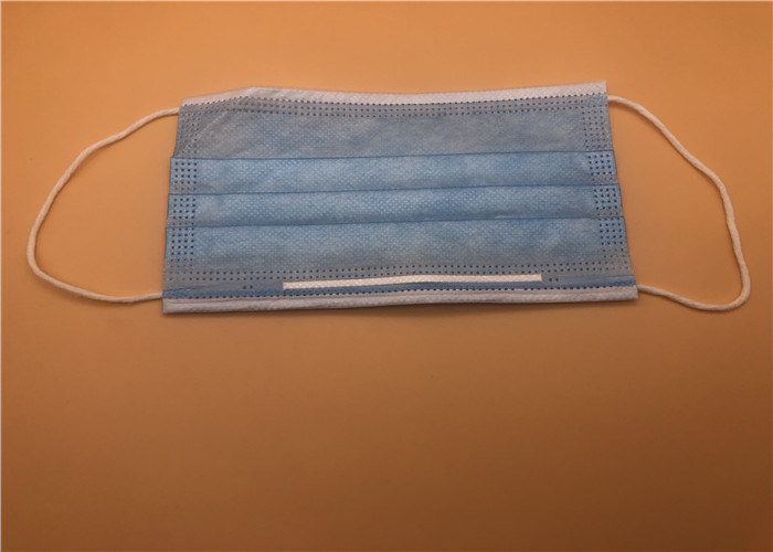 স্বাস্থ্য সুরক্ষামূলক মুখের মেডিকেল মাস্ক উচ্চ পরিস্রুতি ক্যাপাসিটি নীল রঙ