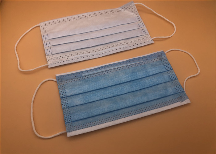 Spolveri il materiale non tessuto medico della maschera del fronte della prova/della maschera di protezione ciclo dell'orecchio