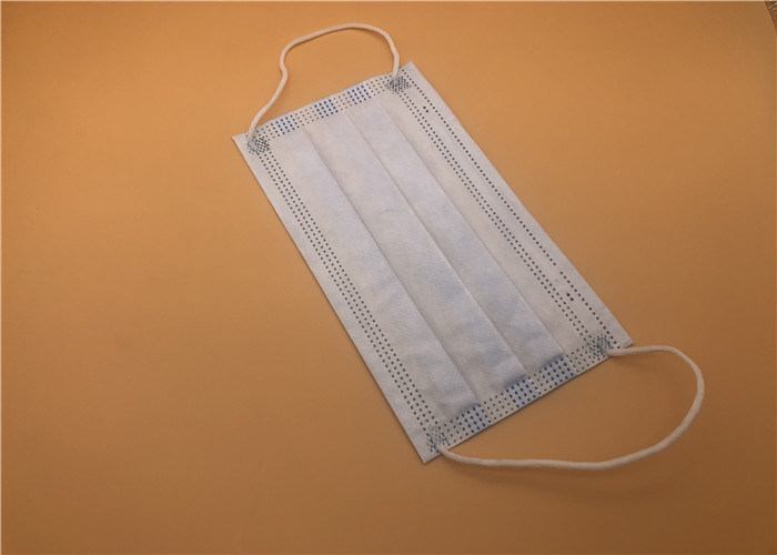 Blue Disposable 3 Ply Masker Sekali Pakai Medis Pernapasan Untuk Perawatan Pribadi