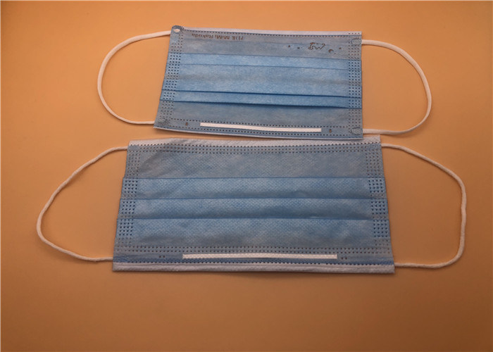 متعدد الطبقات 3 قناع أزرق جراحي غير محفز الدعم الصناعي