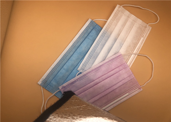 Earloop élastique masque protecteur jetable de 3 plis/masque protection contre la pollution d'air