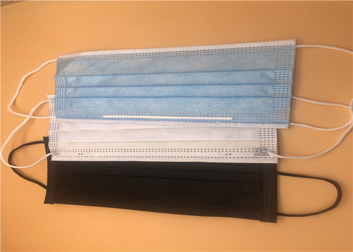 সিভিল ডিসপোজেবল 3 লেয়ার ফেস মাস্ক স্কিন ফ্রেন্ডলি ফাইবারগ্লাস ফ্রি আরামদায়ক পরা