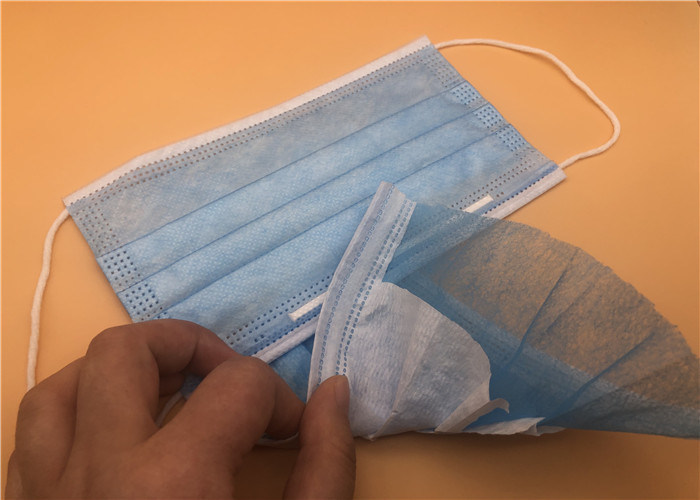 Diffusione blu non tessuta eliminabile dei germi di limite di aiuto di colore della maschera di protezione dell'anti polvere