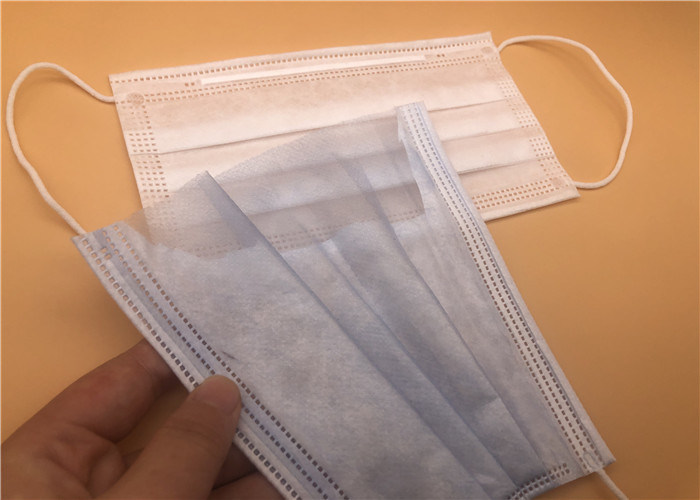 3 লেয়ার ডিসপোজযোগ্য ইয়ারলুপ ফেস মাস্ক অ্যান্টিব্যাকটেরিয়াল OEM ওডিএম উপলব্ধ