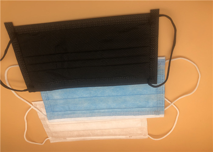 প্রতিরক্ষামূলক ডিসপোজযোগ্য ইয়ারলুপ ফেস মাস্ক / 3 প্লাই ফেস মাস্ক অ্যাক্টিনেসিয়ার বিরুদ্ধে