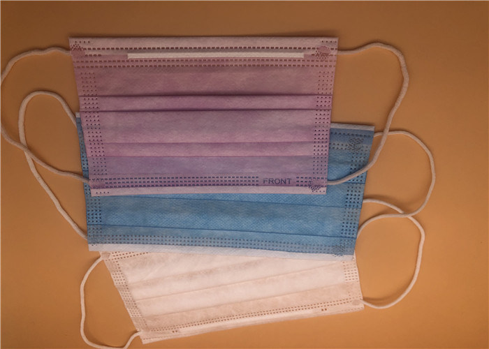 Przeciwpyłowa jednorazowa 3-warstwowa maska ​​chirurgiczna Wodoodporna pielęgnacja niemowląt w podeszłym wieku