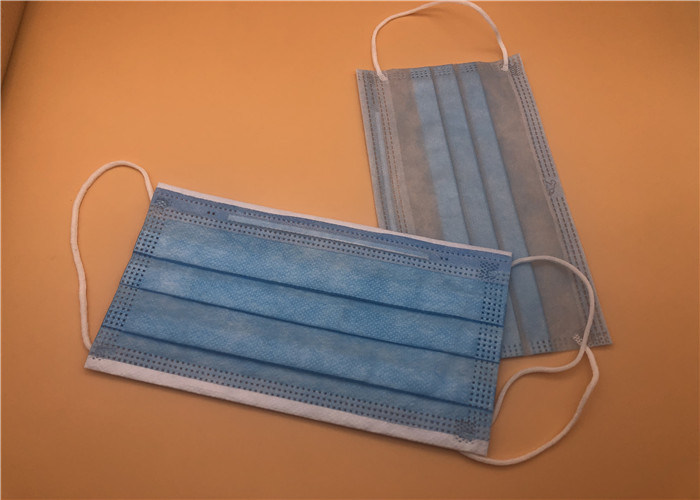 Bleu transport facile résistant liquide respirable de masque protecteur de 3 couches protecteur