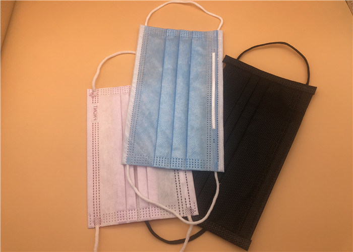 비 길쌈된 직물 3개 가닥 외과 가면/유독한 외과 입 가면 비