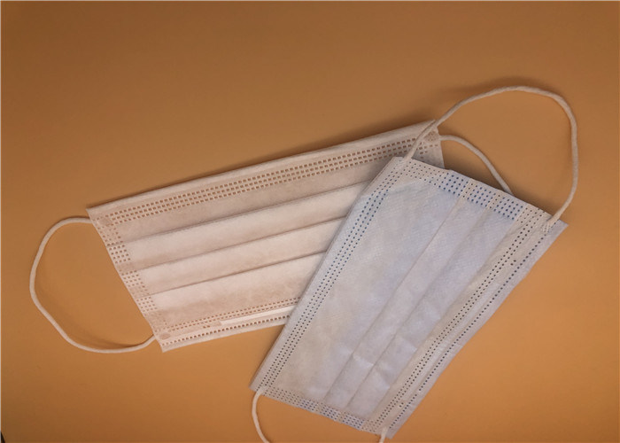 Le nez résistant liquide non pelucheux de masque chirurgical de 3 plis protègent haut Breathability