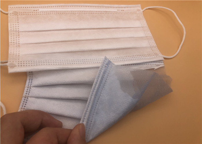 مستشفى قناع طبي يمكن التخلص منه / قناع الوجه للجراح المضاد للحساسية CE FDA