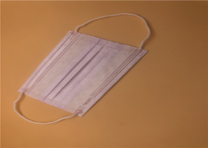 Masker Bedah Sekali Pakai Kecil Untuk Farmasi Medis Tahan Fliud