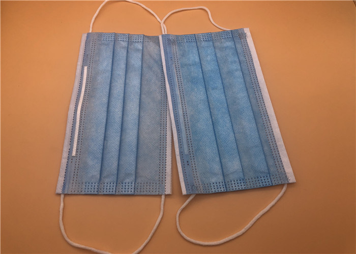 Cuidados pessoais cirúrgicos médicos descartáveis azuis brancos da boca da máscara protetora