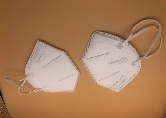 Biała maska ​​medyczna N95 / maska ​​respiratora N95 Nie wymaga konserwacji