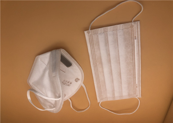 Składana maska ​​przeciwzmarszczkowa KN95 Łatwy oddech Odporna na zużycie, gładka podszewka wewnętrzna