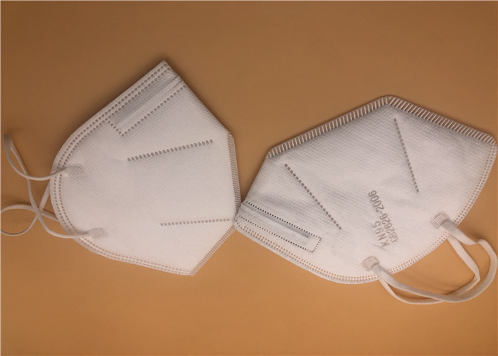 Masque de poussière jetable du Nonwoven FFP2/masque N95 pliable de demi visage style d'Earloop