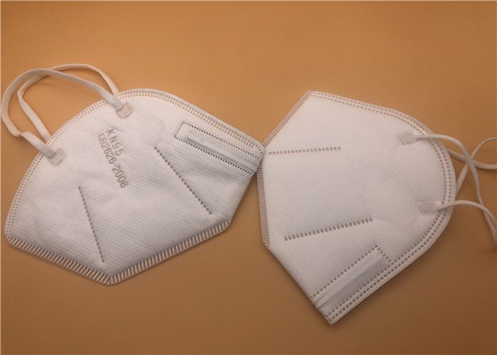 Masque de poussière jetable du Nonwoven FFP2/masque N95 pliable de demi visage style d'Earloop