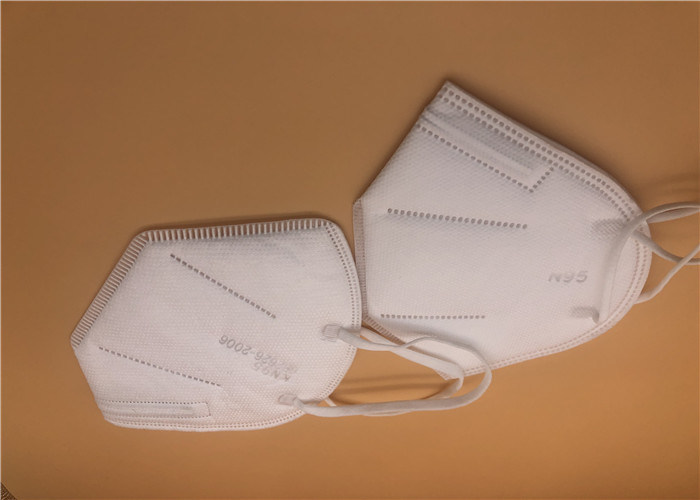 5 প্লাই পুনরায় ব্যবহারযোগ্য এফএফপি 2 ডাস্ট মাস্ক / অ্যাডজাস্টেবল এন 95 পার্টিকুলেট রেসিপিটর মাস্ক