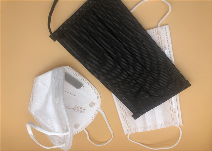 অ্যান্টি ডাস্ট N95 সার্জিক্যাল মাস্ক / N95 পার্টিকুলেট ফিল্টার মাস্ক উচ্চ স্থিতিস্থাপকতা ইয়ারপিসেস