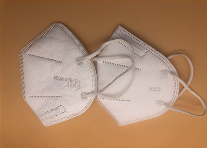 कोई जलन डिस्पोजेबल N95 मास्क एंटी वायरस कम श्वसन प्रतिरोध
